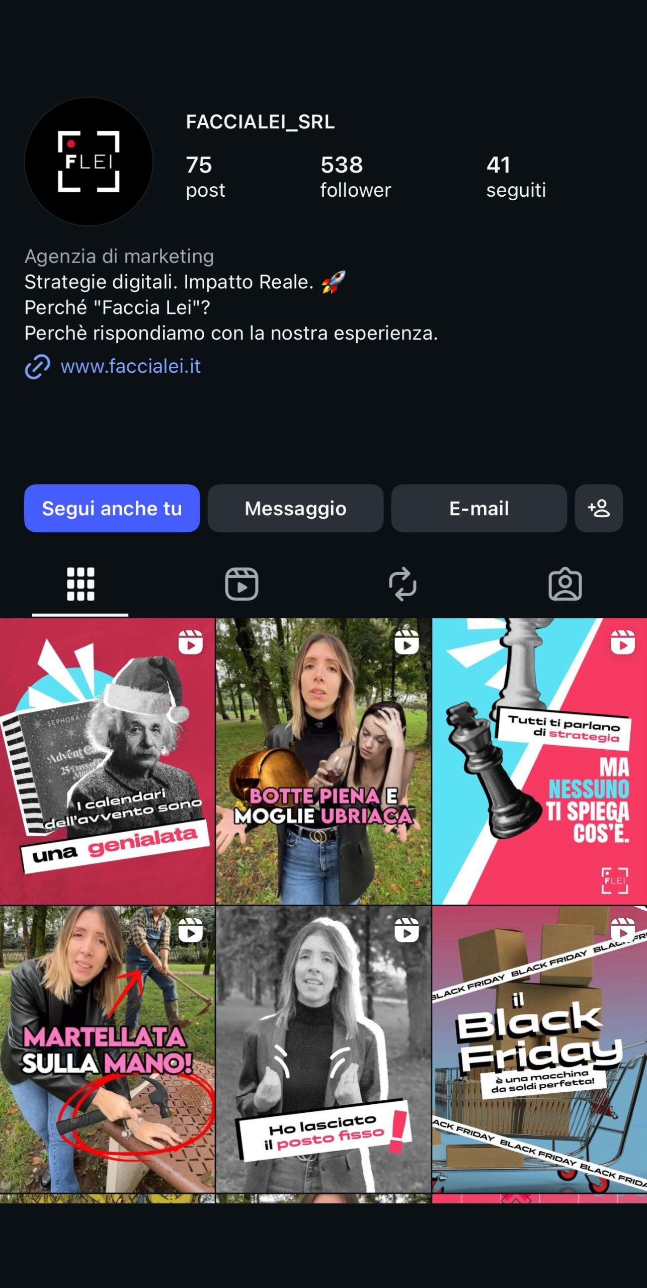 Preview Instagram FACCIALEI